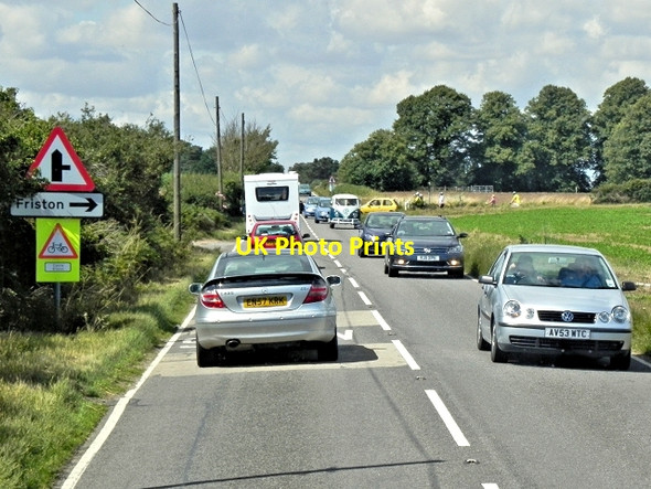 Photo 6"x4" A1094 to the south of Friston Friston\/TM4160 c2013