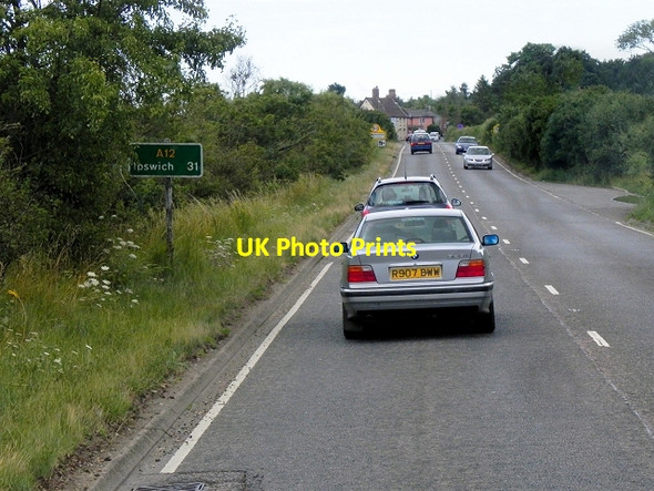 Photo 6"x4" A12 Approaching Blythburgh from the North Blythburgh c2013