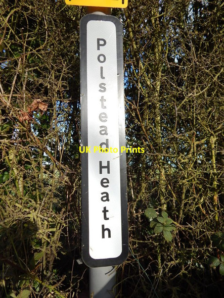 Photo 6"x4" Polstead Heath sign Hadleigh\/TM0242 c2014
