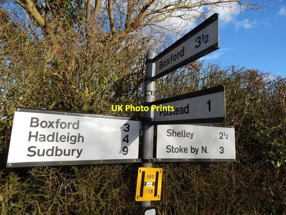Photo 6"x4" The end of Straight Road, Polstead Heath (top) Hadleigh\/TM0242 c2014