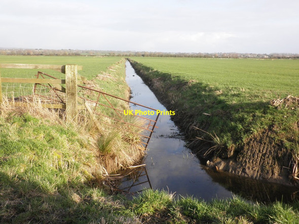 Photo 6"x4" Drain on Blackford Moor Mark\/ST3847 c2014