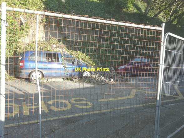 Photo 6"x4" Landslide-damaged car in Laureston Place Dover\/TR3141 c2014