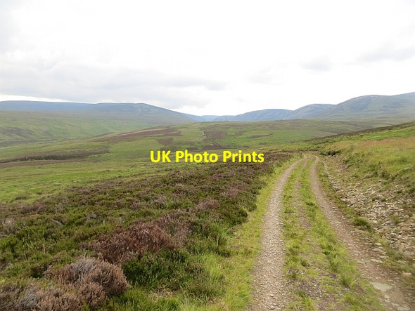 Photo 6"x4" Road, Glen Bruar Meall Tionail\/NN8373 c2013