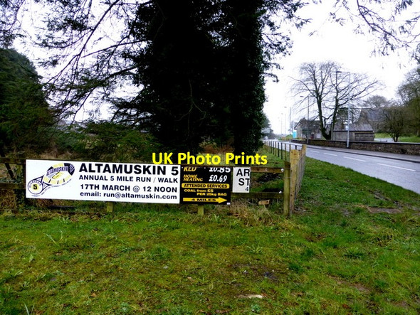 Photo 6"x4" Altamuskin Annual 5 mile run notice Omagh c2014