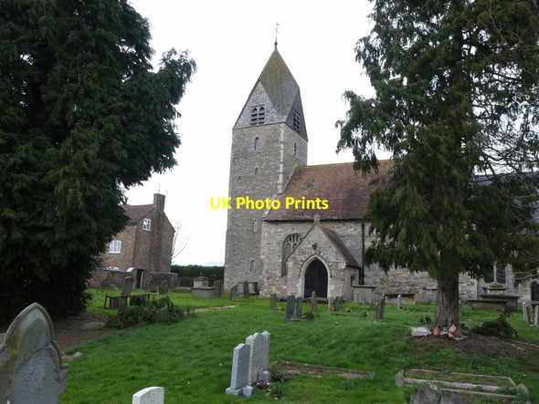 Photo 6"x4" St. Andrew's church, Churcham Churcham c2014