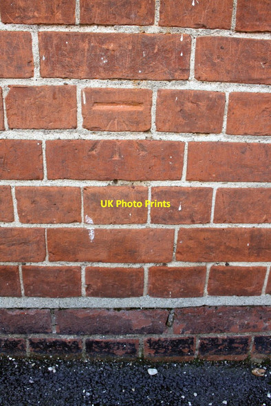 Photo 6"x4" Benchmark on St John's Primary School Wallingford c2014