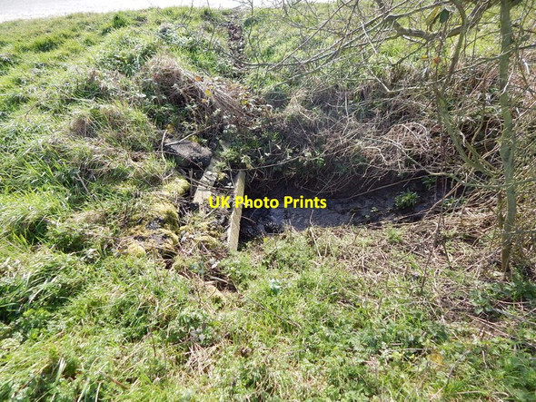 Photo 6"x4" Ditch near Quicks Farm, Round Maple Edwardstone c2014
