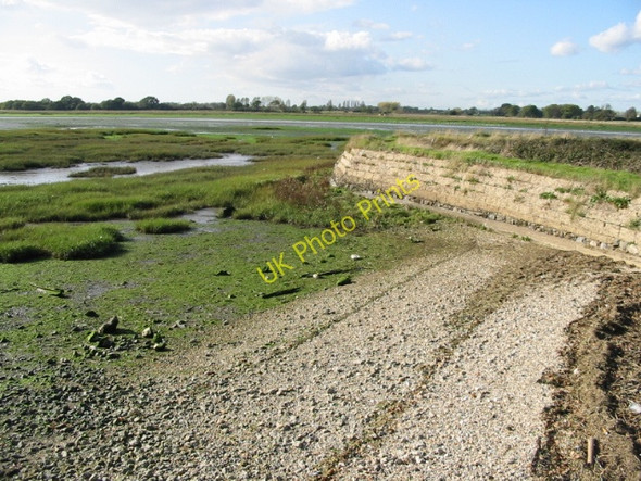 Photo 6"x4" Looking out over Fishbourne Channel at low tide Apuldram c2008