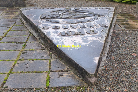 Photo 6"x4" Polish memorial plaque, Douglas (1) Douglas\/NS8330 c2014