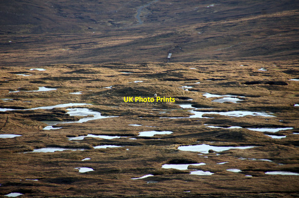 Photo 6"x4" Wet moorland south of Hermaness Hill Burrafirth c2014