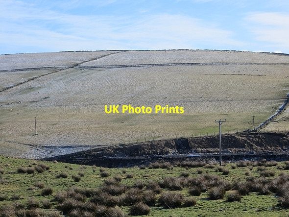 Photo 6"x4" Waverley Line reconstruction Falahill c2014