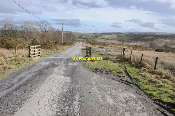 Photo 6"x4" Cattle grid Llanbister c2014