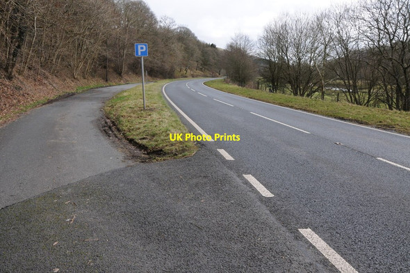 Photo 6"x4" Layby on the A483 Llanddewi Ystradenni c2014