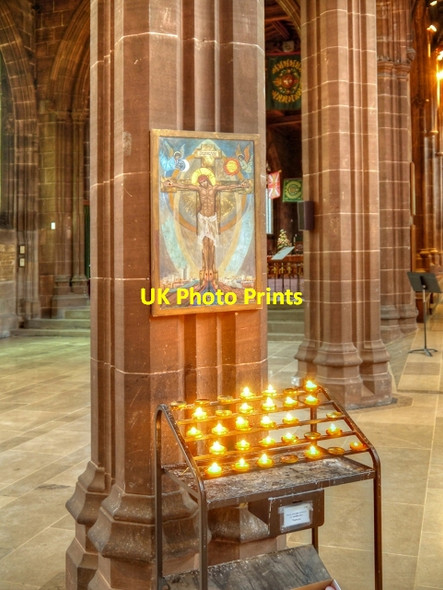 Photo 6"x4" Inside the Cathedral Manchester c2014