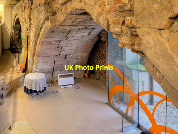 Photo 6"x4" Hanging Bridge, Manchester Cathedral Visitor Centre Manchester c2014