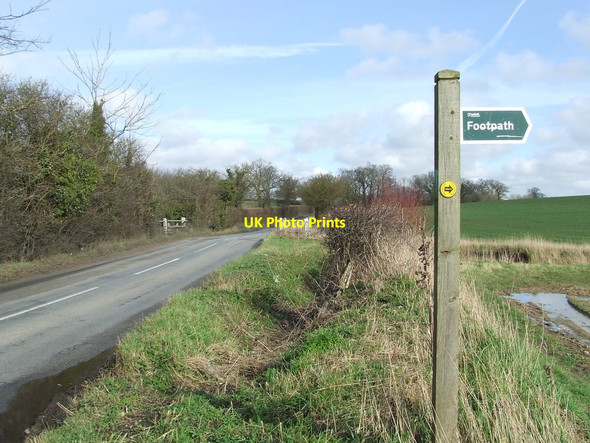 Photo 6"x4" Footpath Off Dennington Road Framlingham c2014