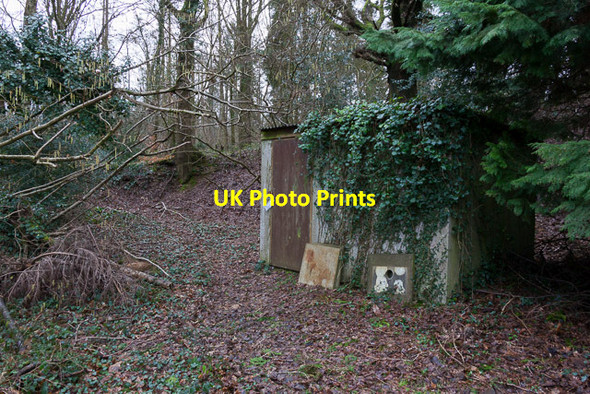 Photo 6"x4" Shed in corner of Bishopstoke Cemetery Eastleigh\/SU4519 c2014