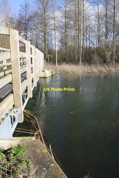 Photo 6"x4" Footbridge over Hinksey Stream at The Devil's Backbone Oxford\/SP5106 c2014