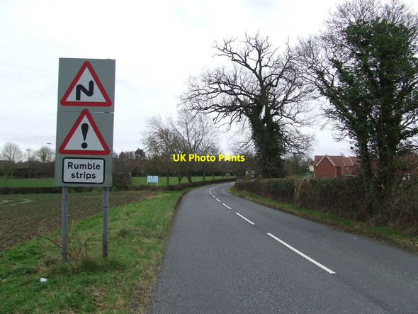Photo 6"x4" Warning Signs Framlingham c2014