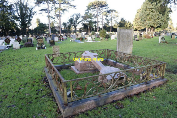 Photo 6"x4" Cross laying down Cutteslowe c2014