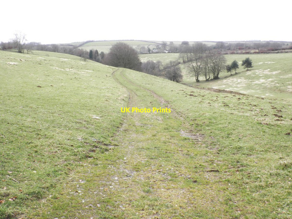 Photo 6"x4" Track to Highercombe Bridgetown\/SS9233 c2014