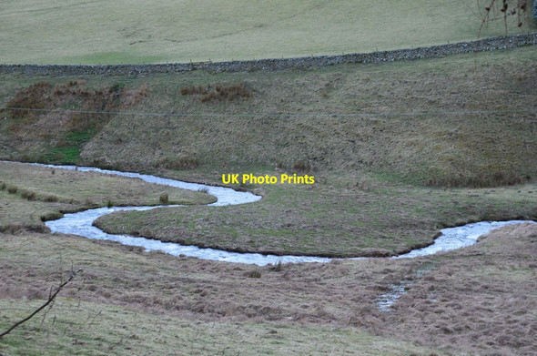 Photo 6"x4" A bend in the Glensax Burn Bonnington\/NT2538 c2014
