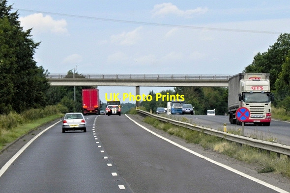 Photo 6"x4" Westbound A14 near Risby Risby\/TL7966 c2013