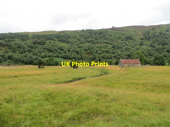 Photo 6"x4" Riverside meadow, Lynaberack Glen Tromie c2013