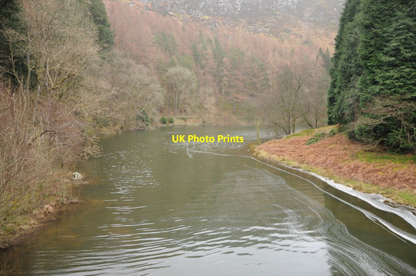 Photo 6"x4" Garreg-ddu Reservoir Elan Village c2014