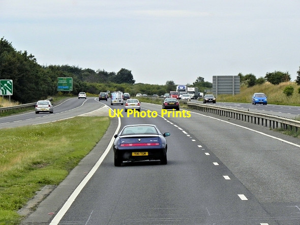 Photo 6"x4" Waterhall Junction, Sliproad onto the Westbound A14 Snailwell c2013