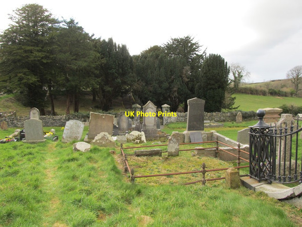 Photo 6"x4" Graves at Inch Abbey Graveyard, Downpatrick Downpatrick c2014
