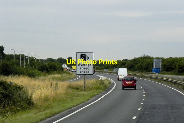 Photo 6"x4" Westbound A14, Cambridge Bypass Milton\/TL4762 c2013
