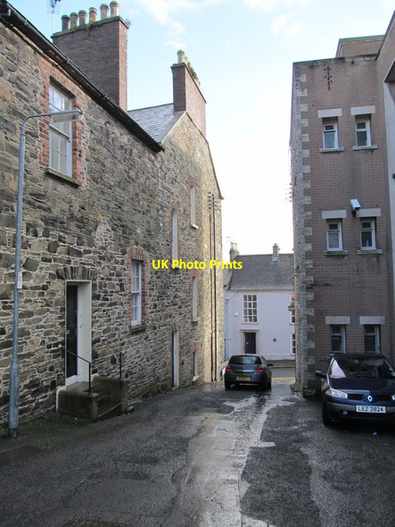 Photo 6"x4" Gaol Lane Mews leading to English Street, Downpatrick Downpatrick c2014