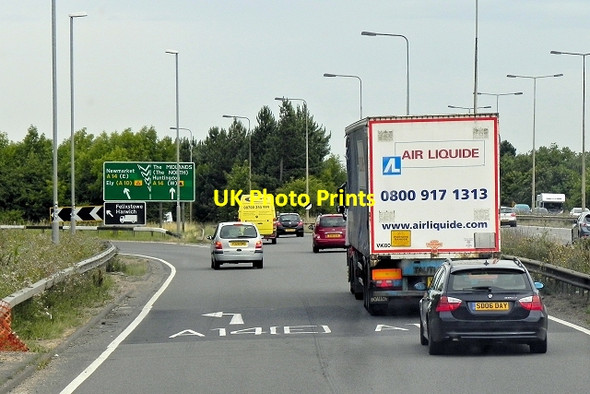Photo 6"x4" A14 at Girton Interchange Girton\/TL4262 c2013