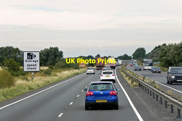 Photo 6"x4" Huntingdon Road (A14) Westbound Fen Drayton c2013