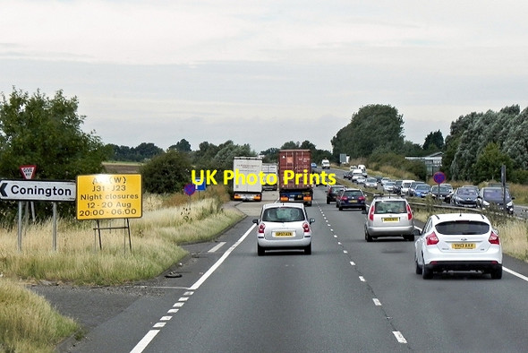 Photo 6"x4" Layby on Huntingdon Road (A14) Fen Drayton c2013