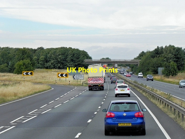 Photo 6"x4" Westbound A14, Fenstanton Conington\/TL3266 c2013
