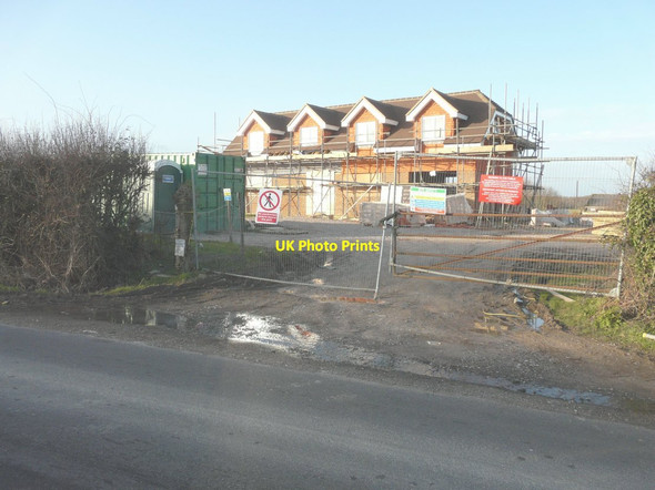 Photo 6"x4" Erection of new dwellings at 3 & 4 Harlakenden Farm Shirkoak c2014