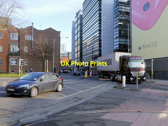 Photo 6"x4" Manchester, Quay Street (A34) Manchester c2014