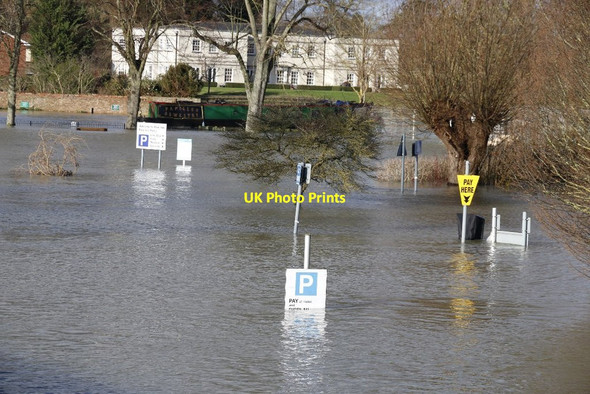 Photo 6"x4" Signs in the Carpark Wallingford c2014