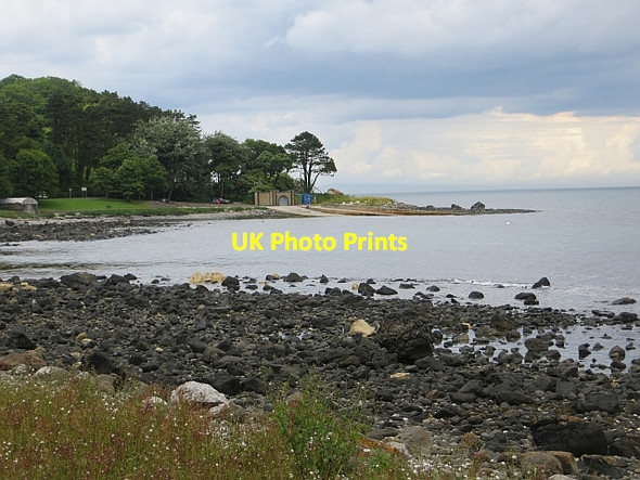 Photo 6"x4" Beach, Carnfunnock Bay Ballygalley c2013