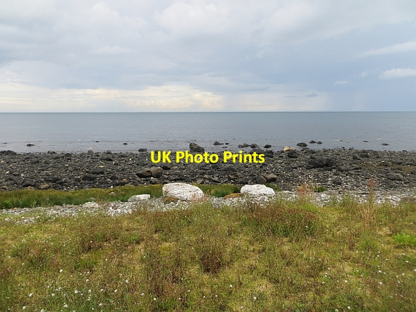 Photo 6"x4" Beach, Carnfunnock Bay Ballygalley c2013 P1
