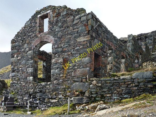 Photo 6"x4" Old mine buildings by Llyn Llydaw Gwastadnant c2008