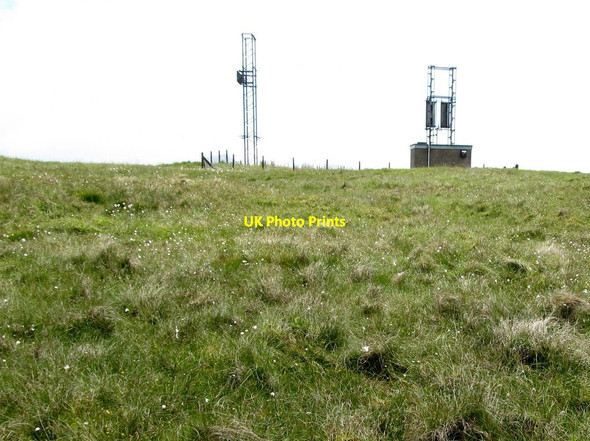 Photo 6"x4" The Killowen Mountain TV relay station on Slieve Martin Rostrevor c2014