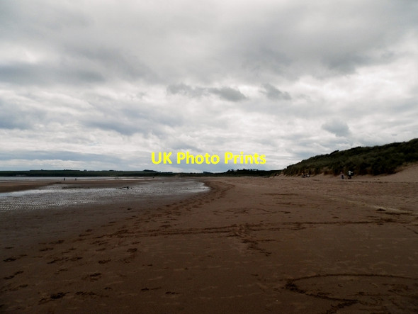 Photo 6"x4" Beach at Lunan Bay Lunan\/NO6851 c2014