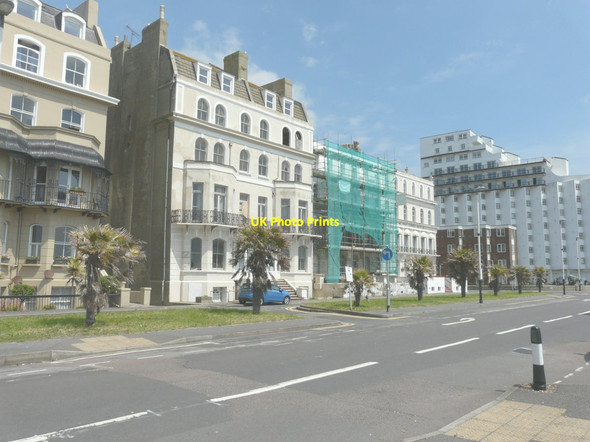 Photo 6"x4" Houses along Marine Parade Folkestone c2014