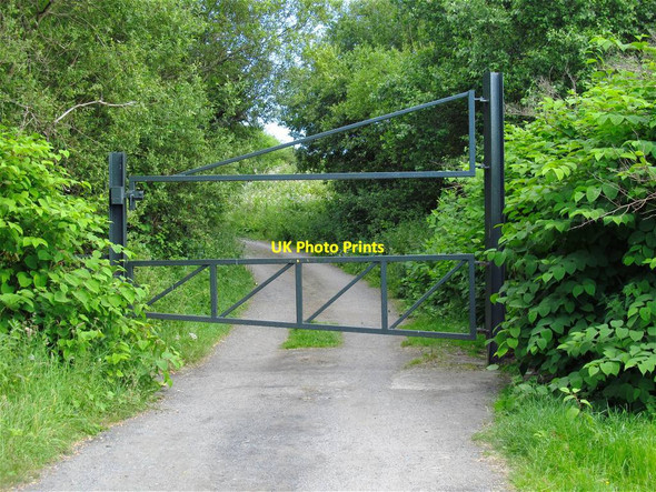 Photo 6"x4" Gate on Mountain Road, Penllergaer Penllergaer c2014