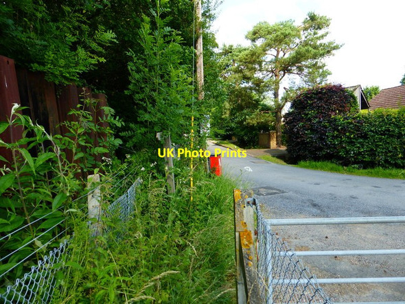 Photo 6"x4" Footpath junction on Beech Lane Flexford\/SU9250 c2014