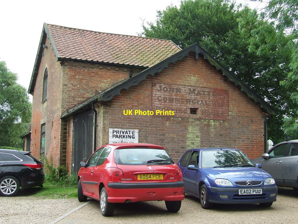 Photo 6"x4" Ghost Sign Fressingfield c2014 P1