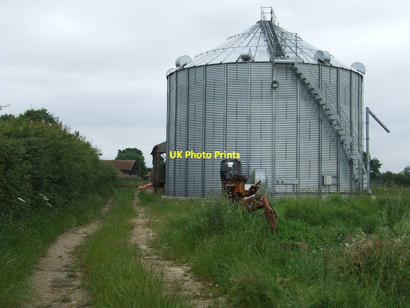 Photo 6"x4" Grain Silo Fressingfield c2014